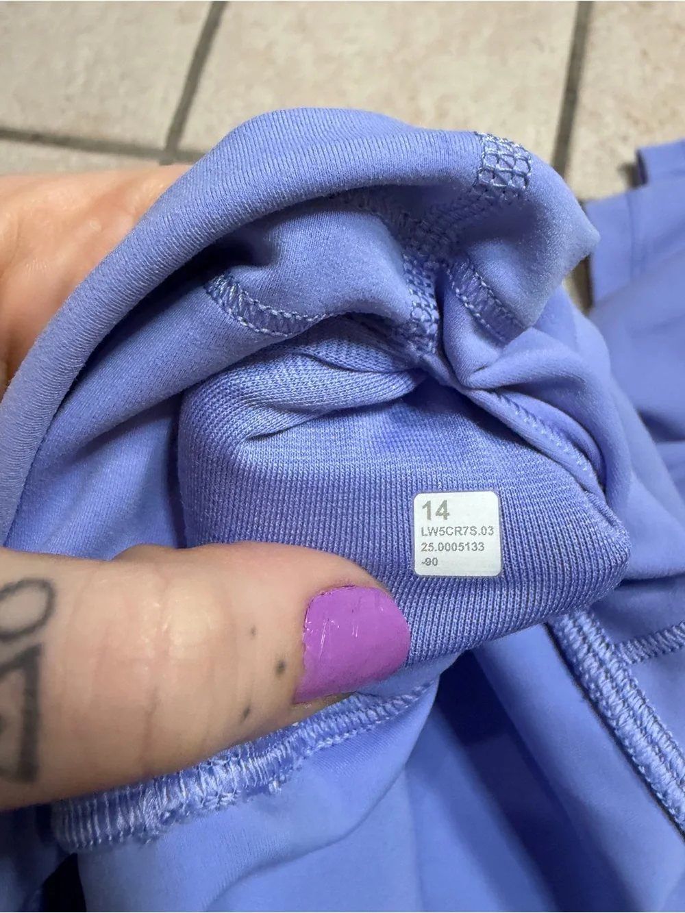 NWT Lululemon Wunder Train High-Rise Tight 25” (Dusty Lilac) Size 14